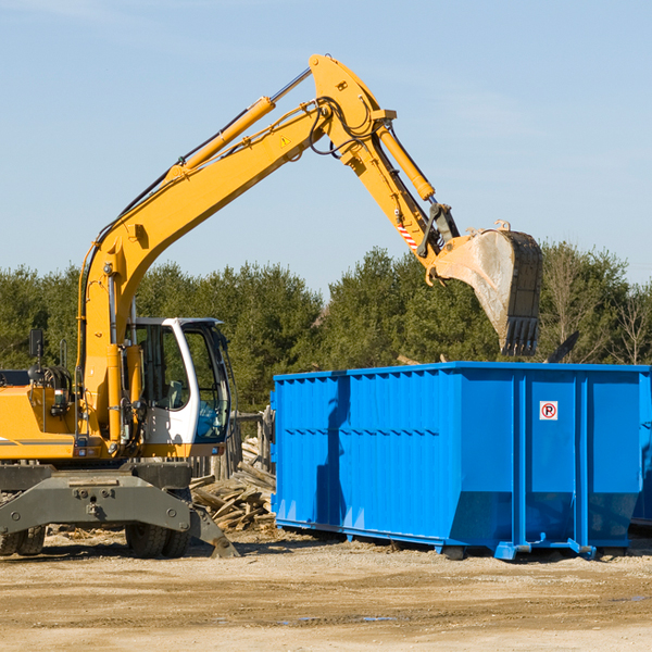 are there any restrictions on where a residential dumpster can be placed in Davisboro GA